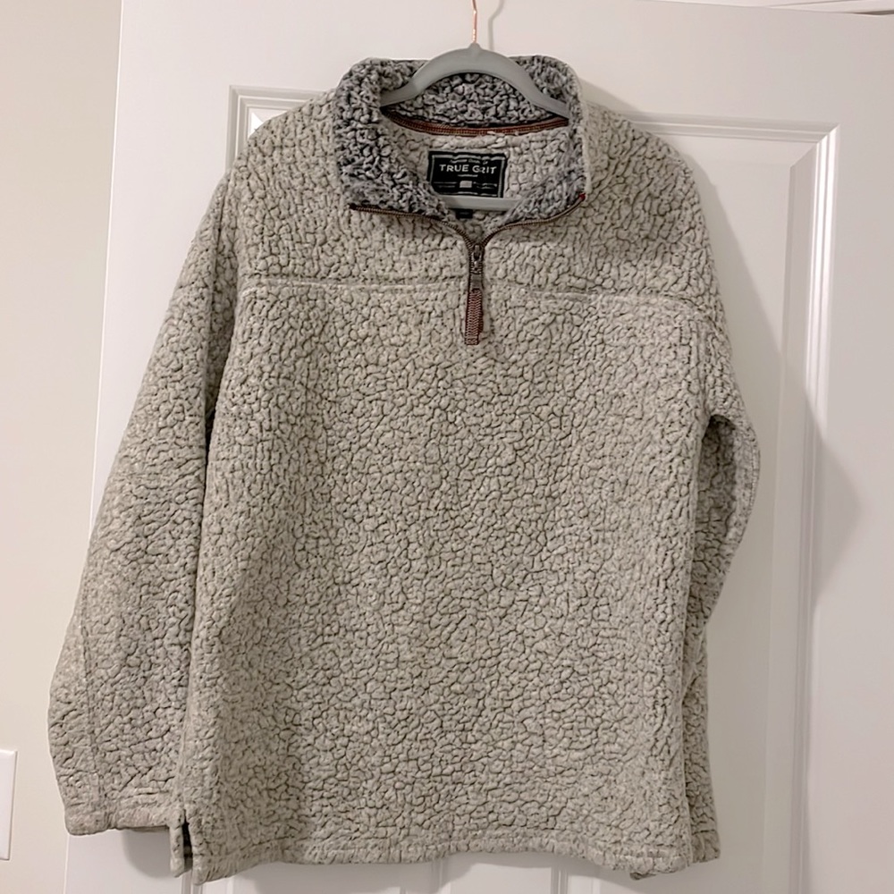 True Grit size small Sherpa Womens gray